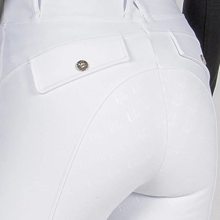 BARE Sculpt Hybrid Riding Breeches - White - The Glamorous Grub