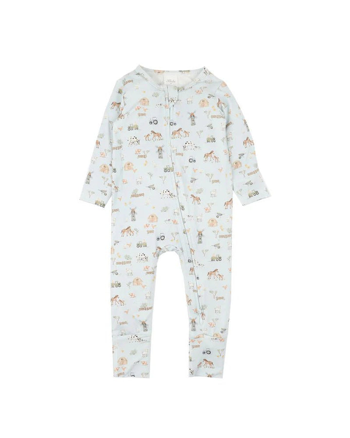 BeBe Ecocozy Farm Zipsuit - Long Sleeved - The Glamorous Grub