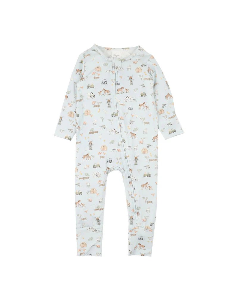BeBe Ecocozy Farm Zipsuit - Long Sleeved - The Glamorous Grub