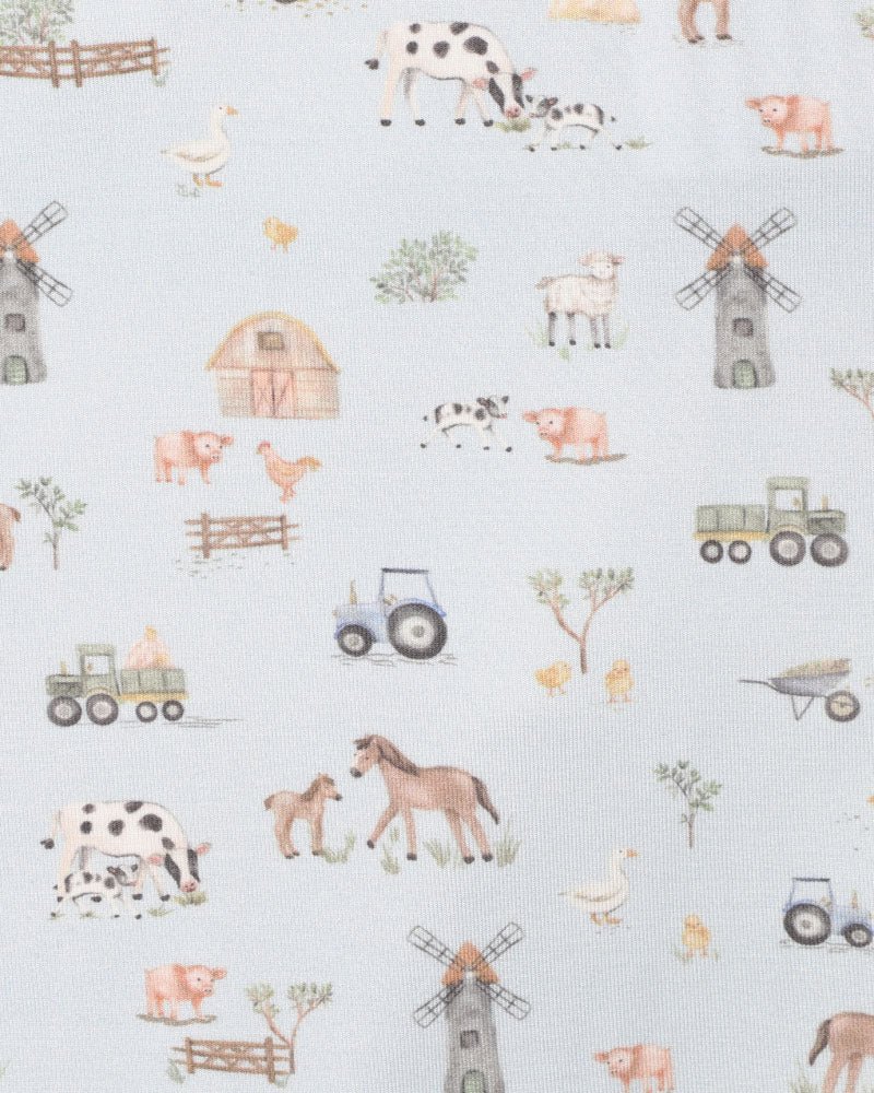 BeBe Ecocozy Farm Zipsuit - Short Sleeved - The Glamorous Grub