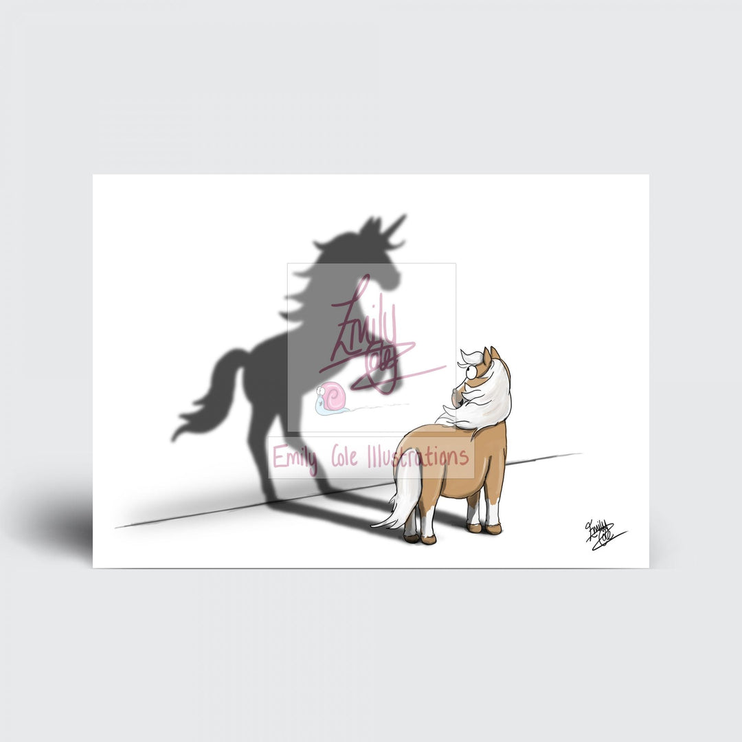 "Believe in Yourself' Card - Palomino - The Glamorous Grub