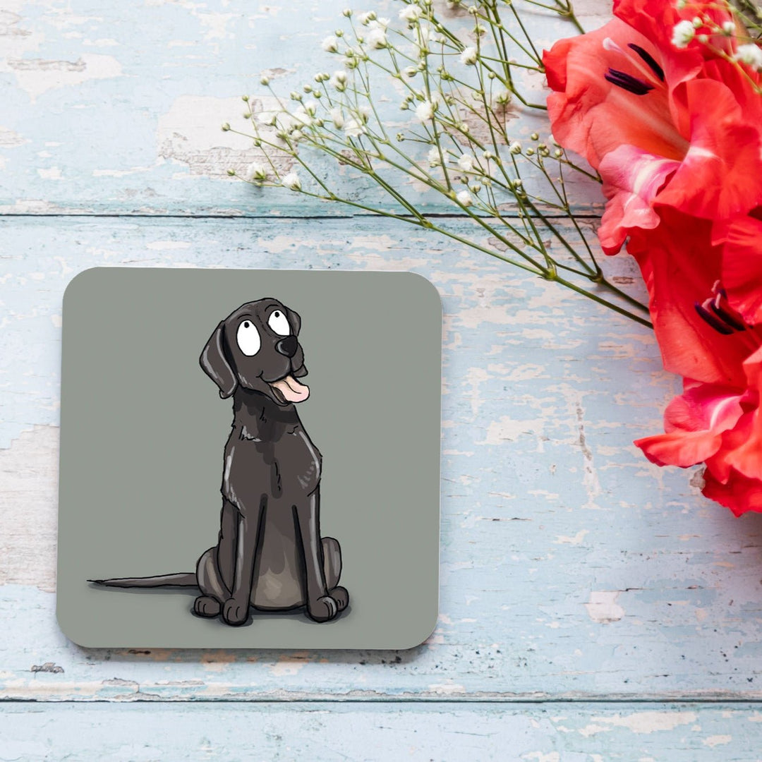 Black Labrador’ Individual Coaster - The Glamorous Grub