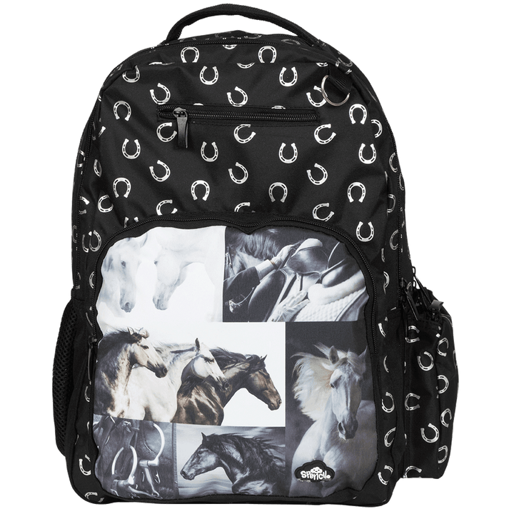 Black & White Horses Backpack - The Glamorous Grub