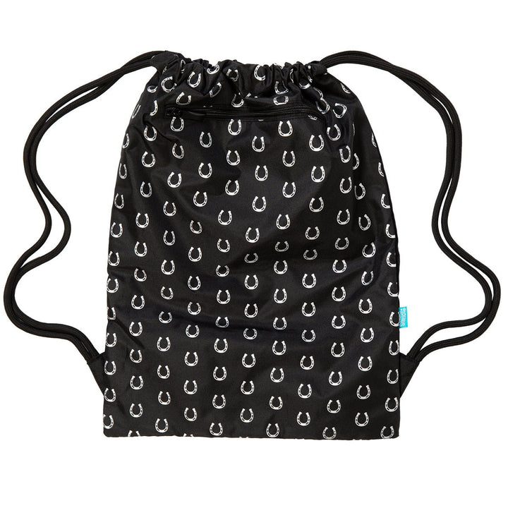 Black & White Horses Drawstring Bag - The Glamorous Grub