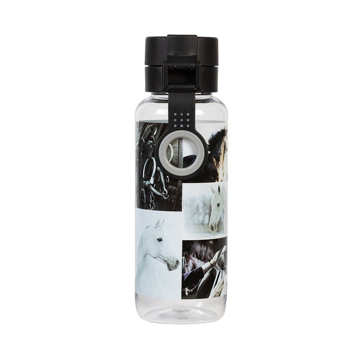 Black & White Horses Water Bottle - The Glamorous Grub