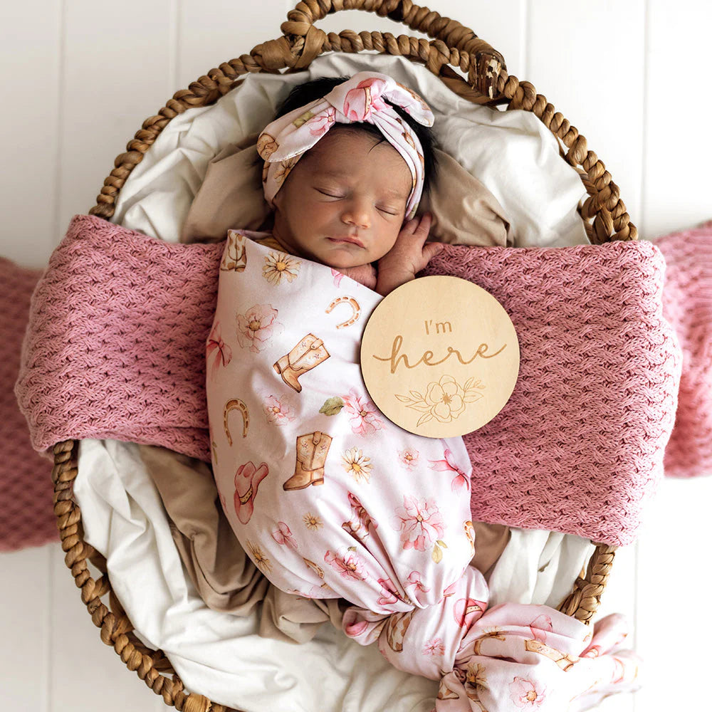 Boots &amp; Bows Organic Jesery Wrap