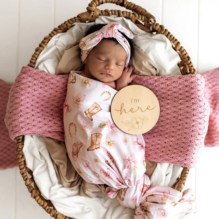 Boots &amp; Bows Organic Jesery Wrap