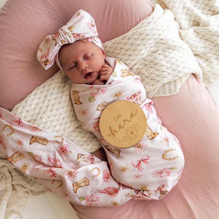 Boots &amp; Bows Organic Jesery Wrap