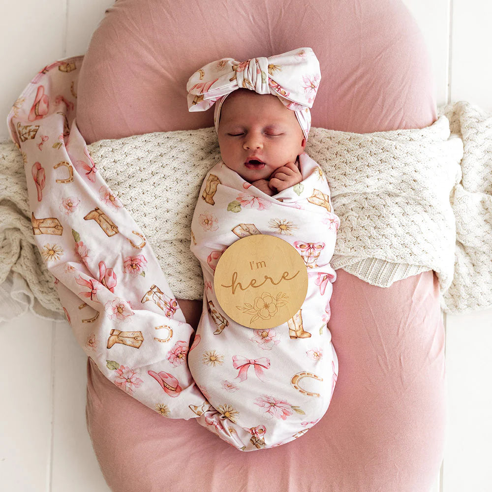 Boots &amp; Bows Organic Jesery Wrap
