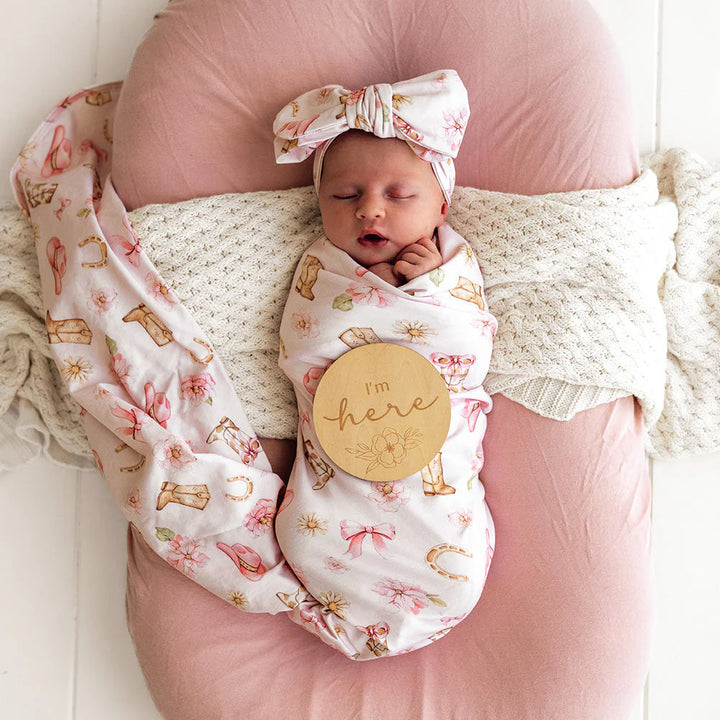 Boots &amp; Bows Organic Jesery Wrap
