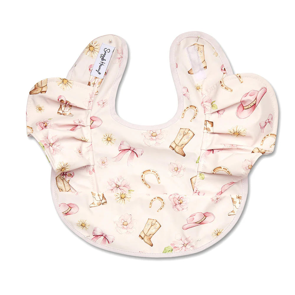 Boots &amp; Bows Snuggle Bib