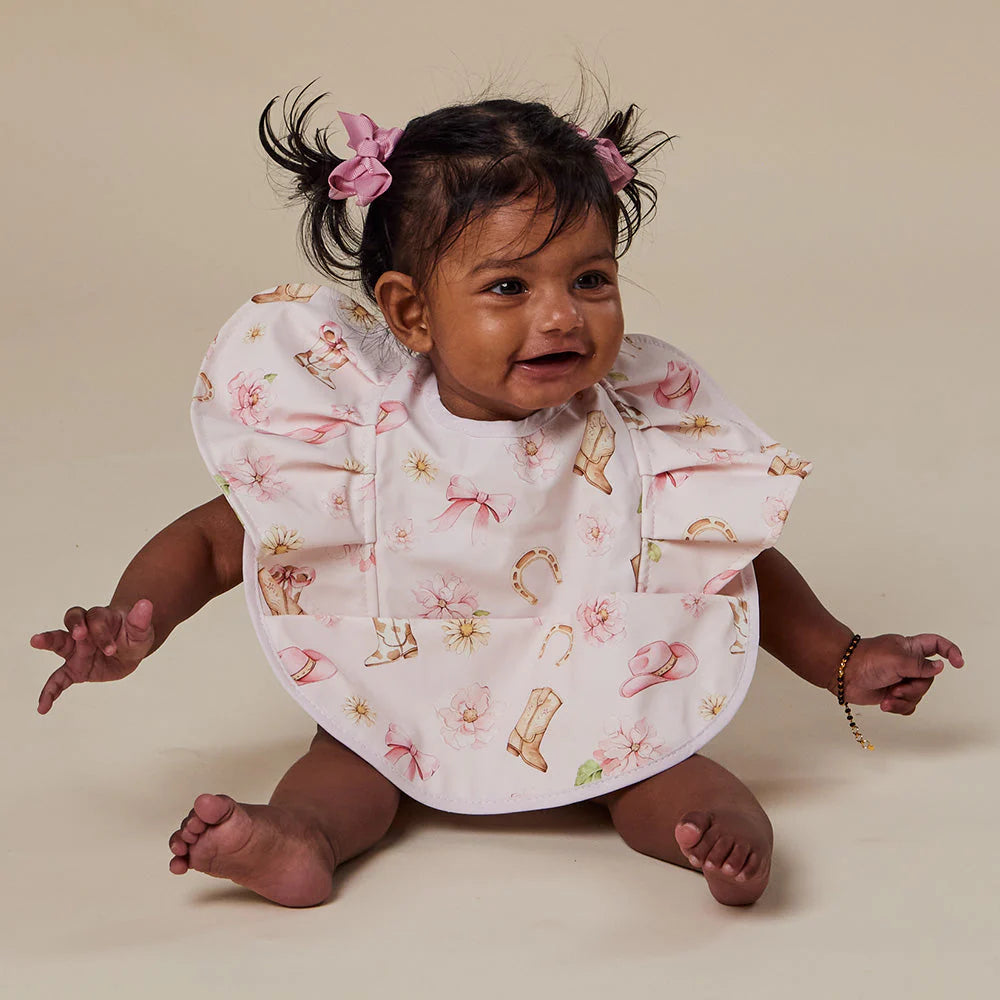 Boots &amp; Bows Snuggle Bib