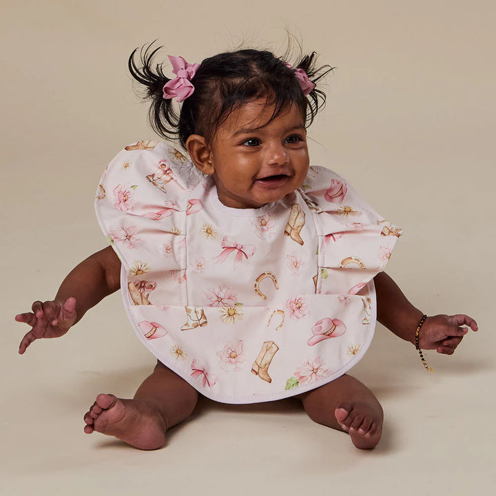 Boots &amp; Bows Snuggle Bib