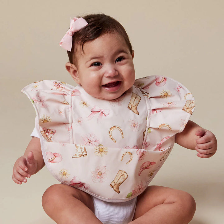 Boots &amp; Bows Snuggle Bib
