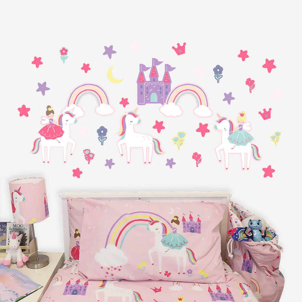Castle Unicorn Wall Stickers - COMING SOON - The Glamorous Grub
