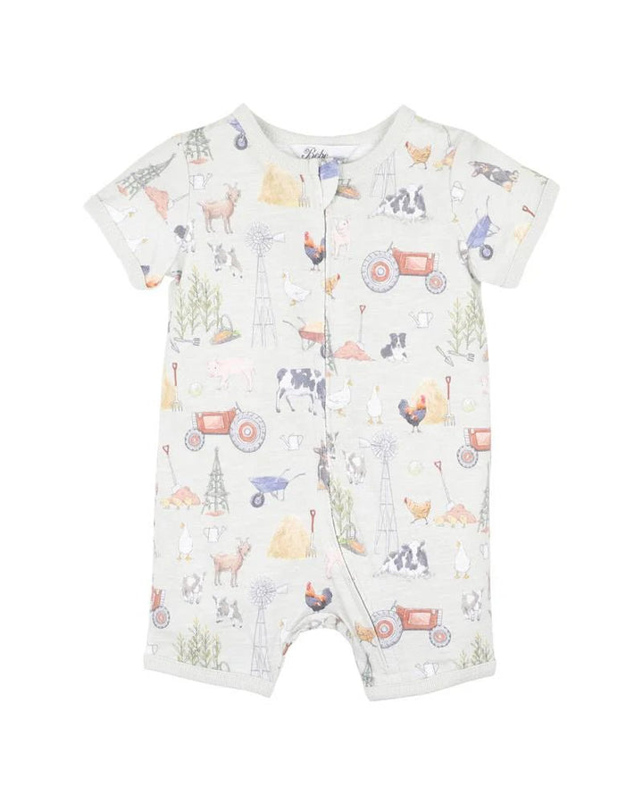 Chester Short Sleeved Romper - The Glamorous Grub