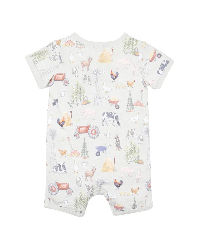 Chester Short Sleeved Romper - The Glamorous Grub