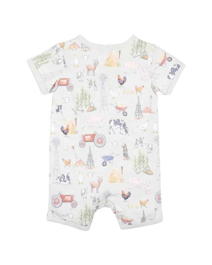 Chester Short Sleeved Romper - The Glamorous Grub