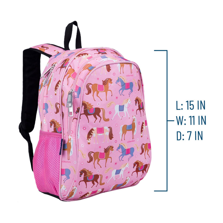 Colourful Horses Backpack - The Glamorous Grub