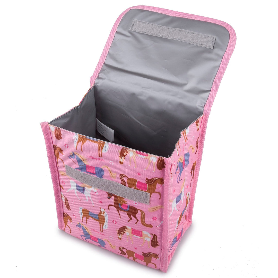 Colourful Horses Lunch Bag - The Glamorous Grub