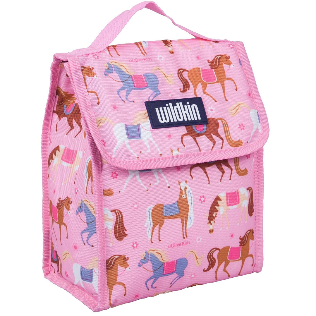 Colourful Horses Lunch Bag - The Glamorous Grub