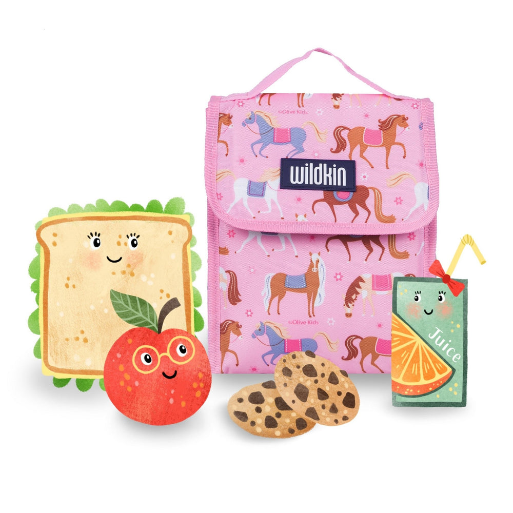 Colourful Horses Lunch Bag - The Glamorous Grub
