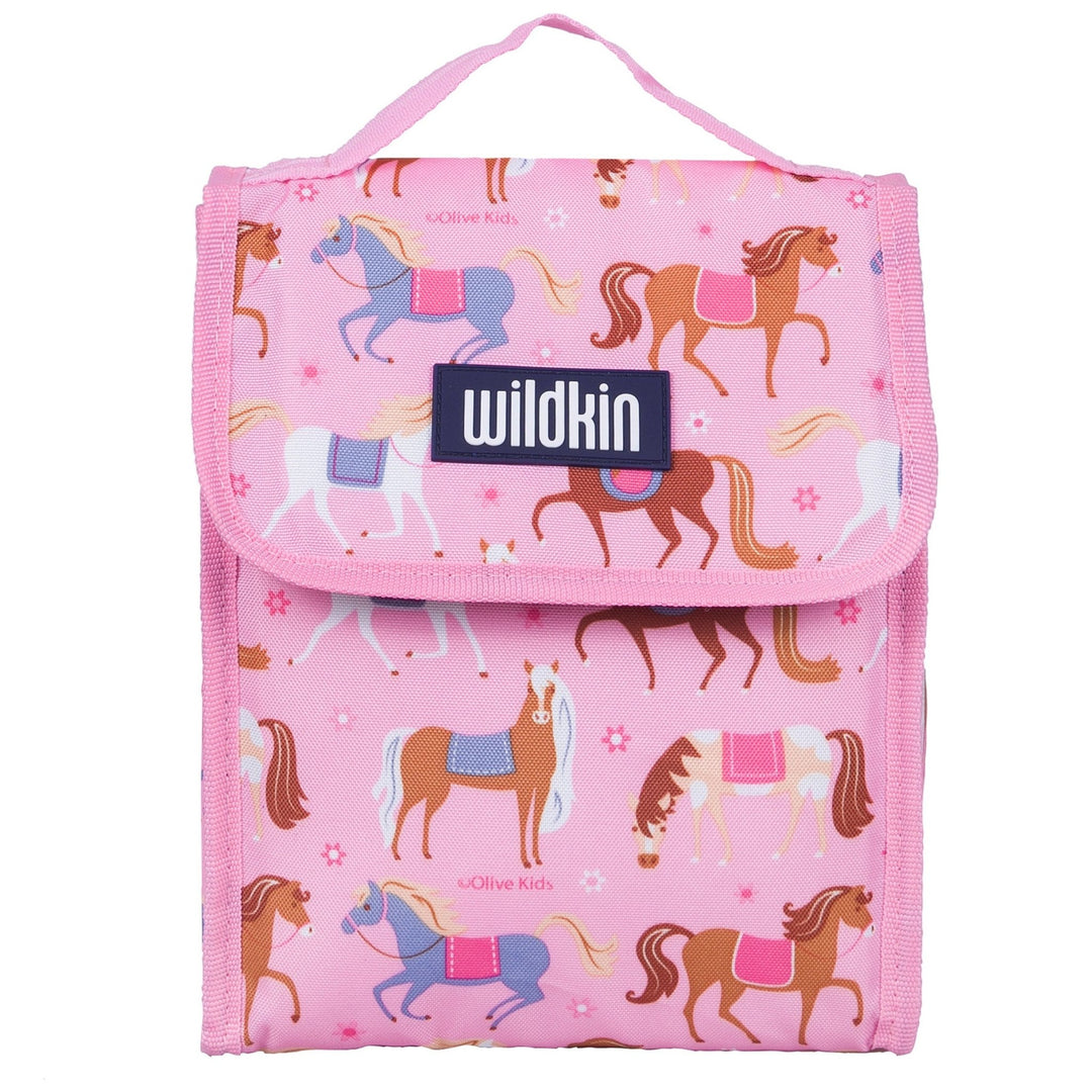 Colourful Horses Lunch Bag - The Glamorous Grub
