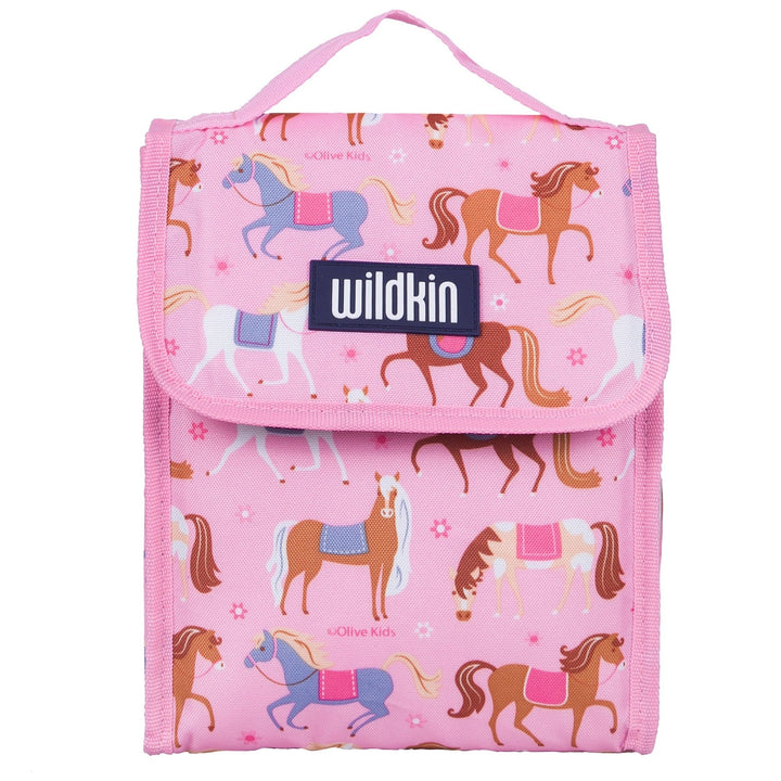 Colourful Horses Lunch Bag - The Glamorous Grub