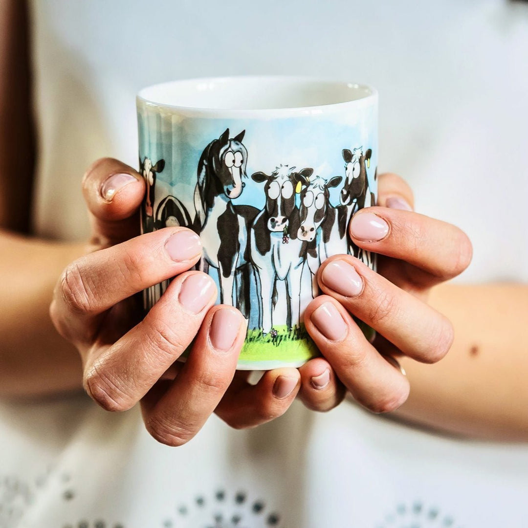 ‘Cow Pony’ – Fine Bone China Mug - The Glamorous Grub