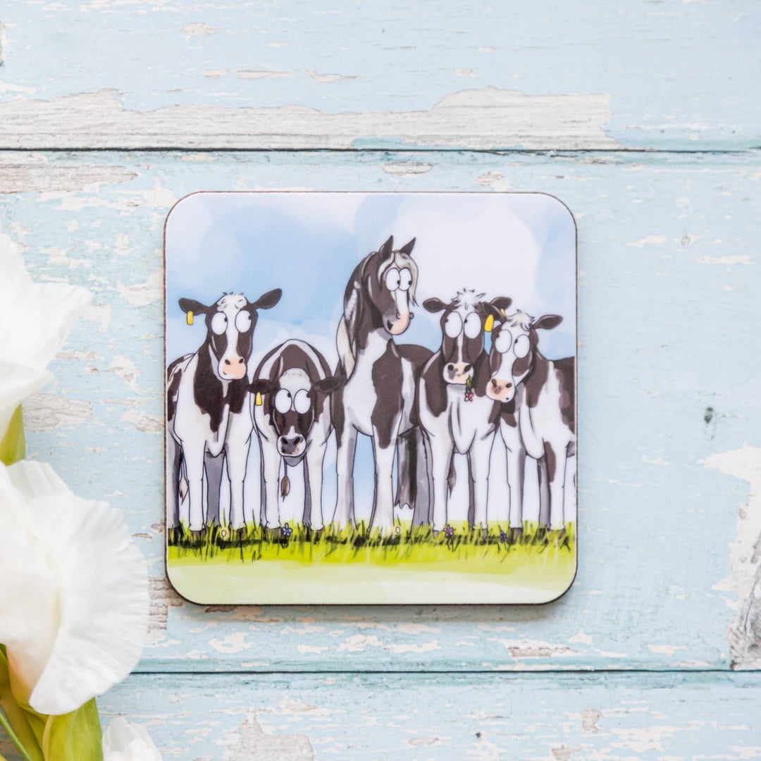 'Cow Pony' Individual Coaster - The Glamorous Grub