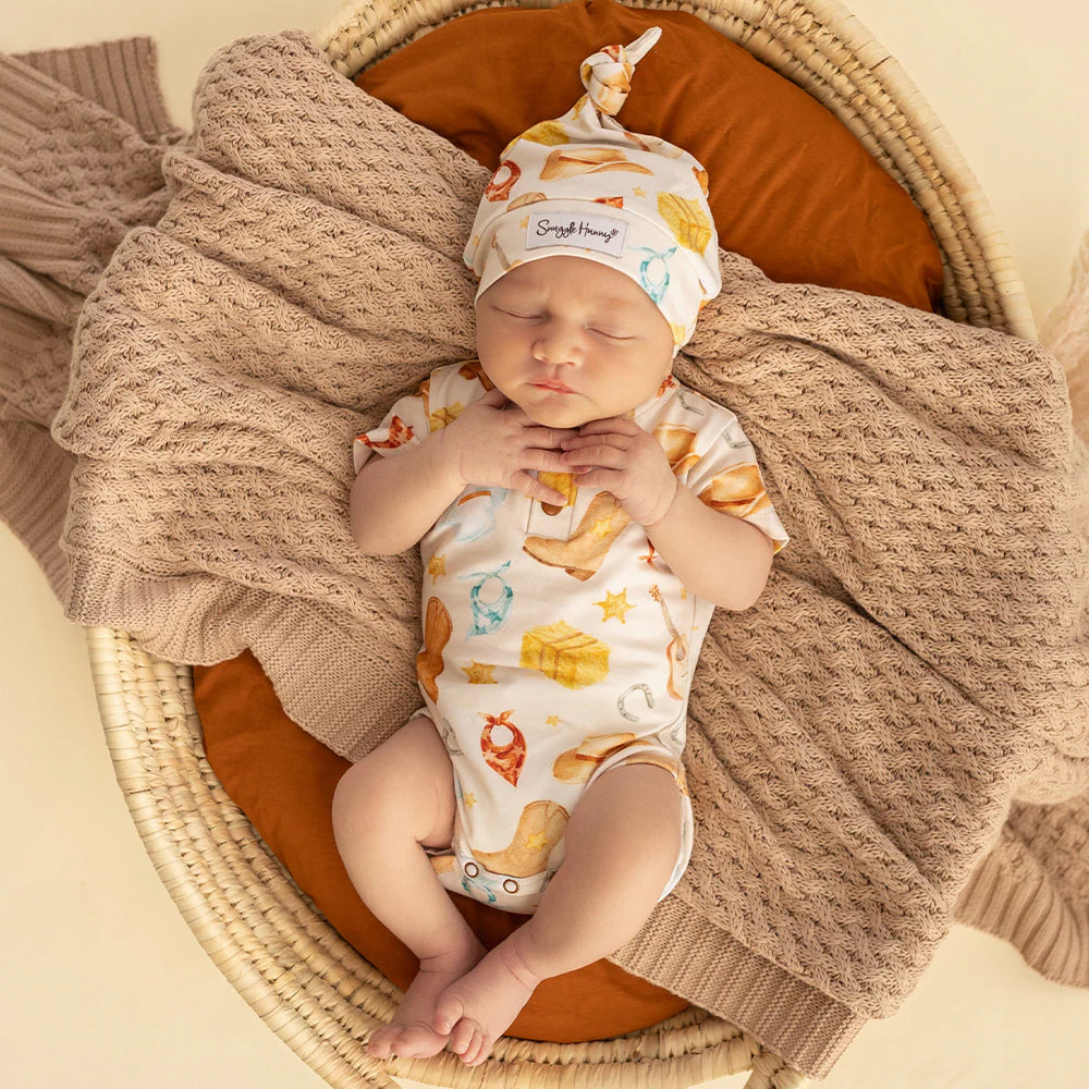 Cowboy Short Sleeve Organic Bodysuit