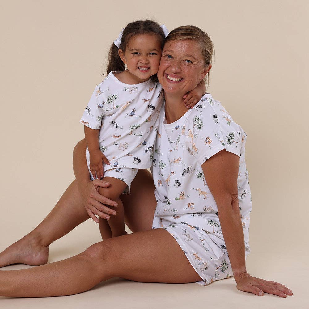 Dog Park Organic Kids PJ Set - The Glamorous Grub