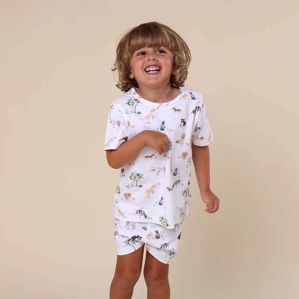 Dog Park Organic Kids PJ Set - The Glamorous Grub