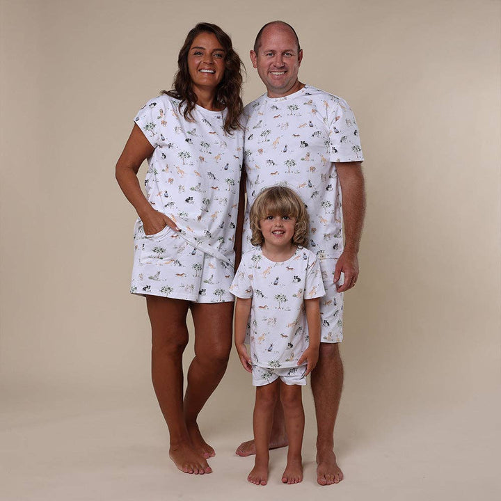 Dog Park Organic Kids PJ Set - The Glamorous Grub