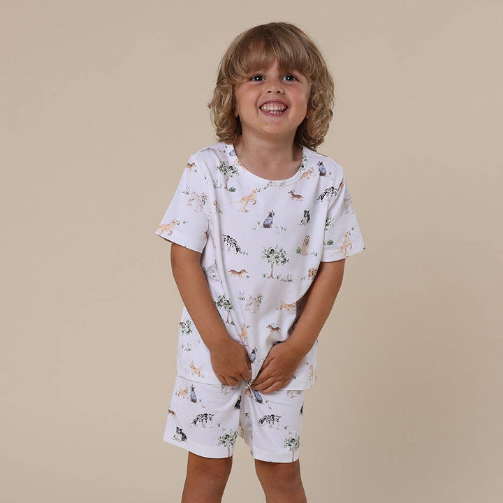 Dog Park Organic Kids PJ Set - The Glamorous Grub