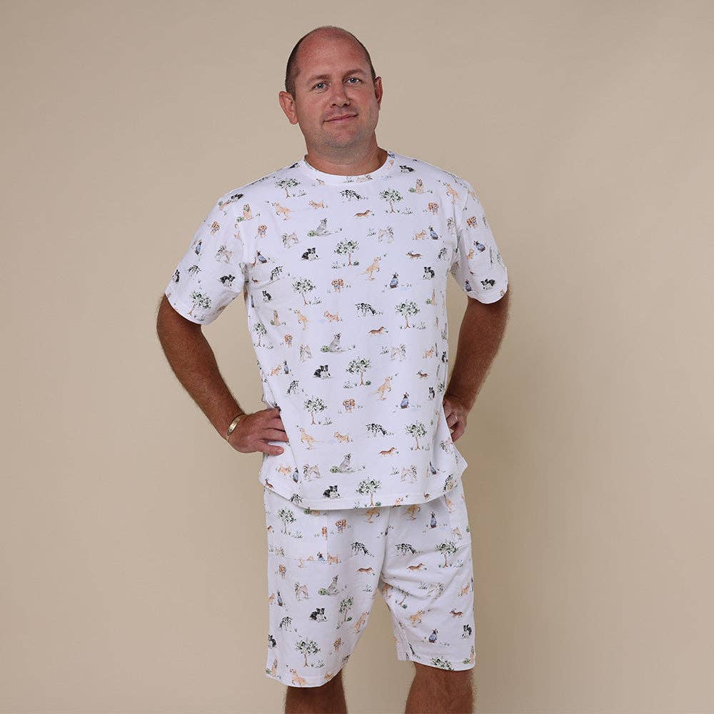 Dog Park Organic Mens PJ Set - The Glamorous Grub
