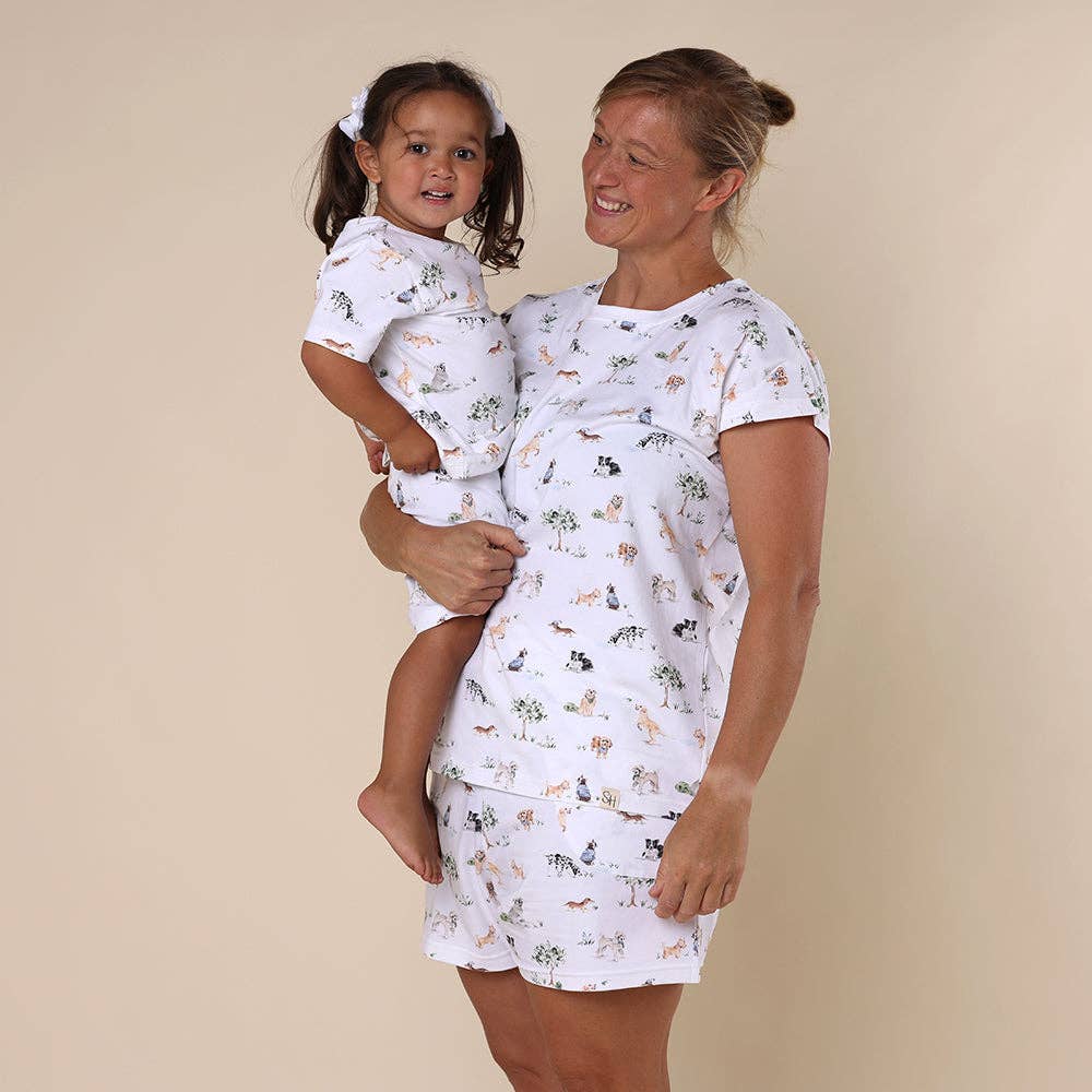 Dog Park Organic Womens PJ Set - The Glamorous Grub