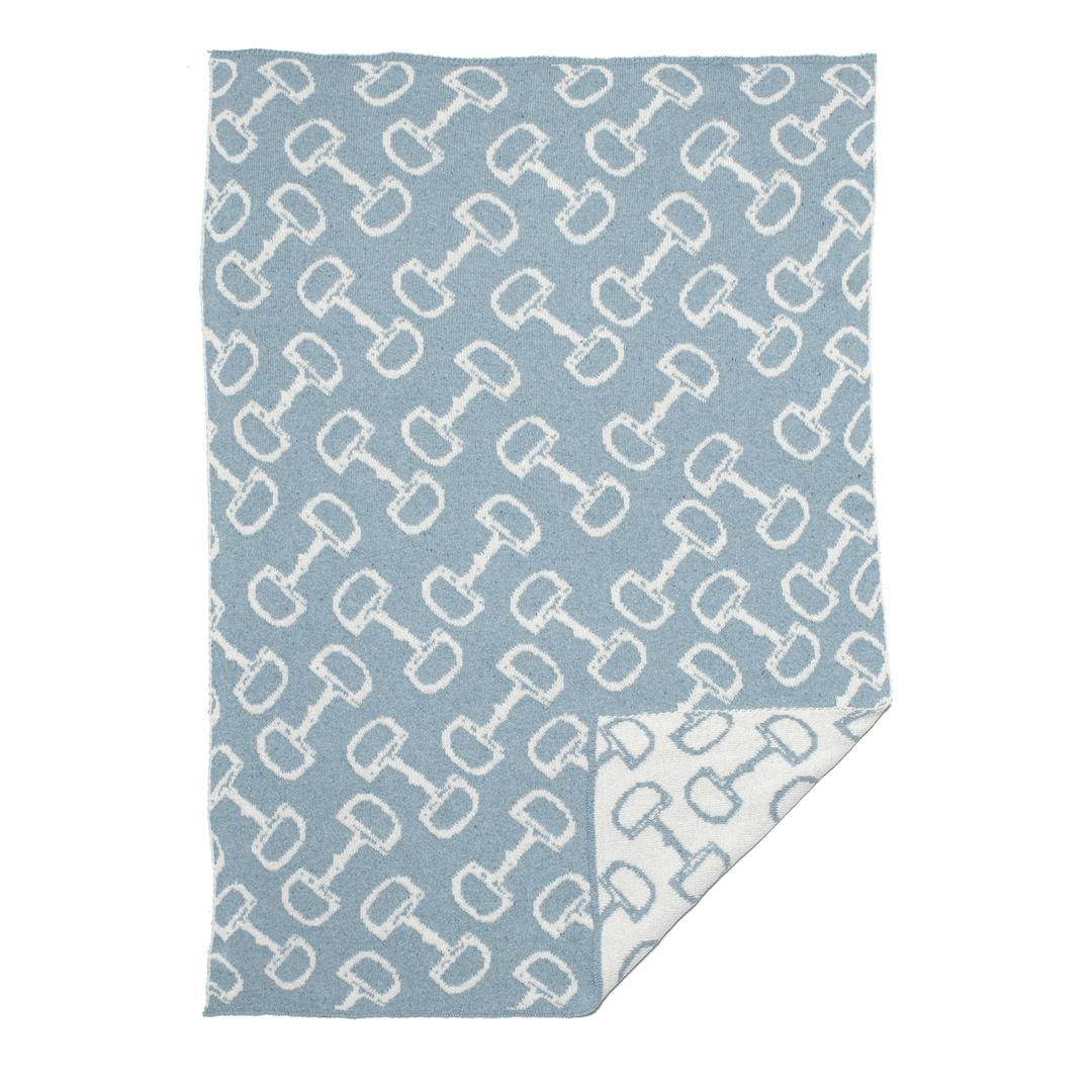 Eco Baby Reversible Horse Bits Blanket - The Glamorous Grub