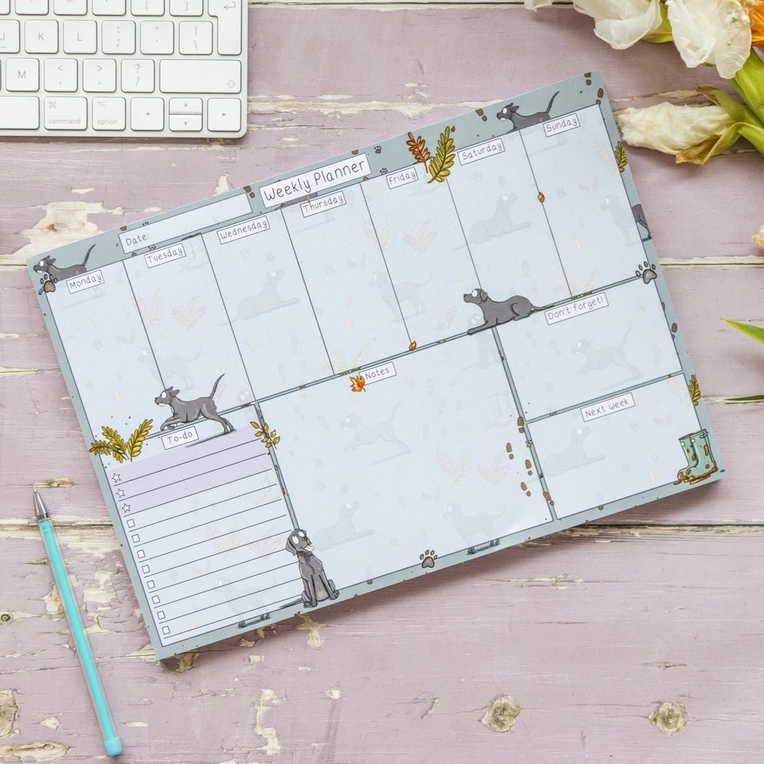 Emily Cole 'Labrador' Weekly Desk Planner - The Glamorous Grub