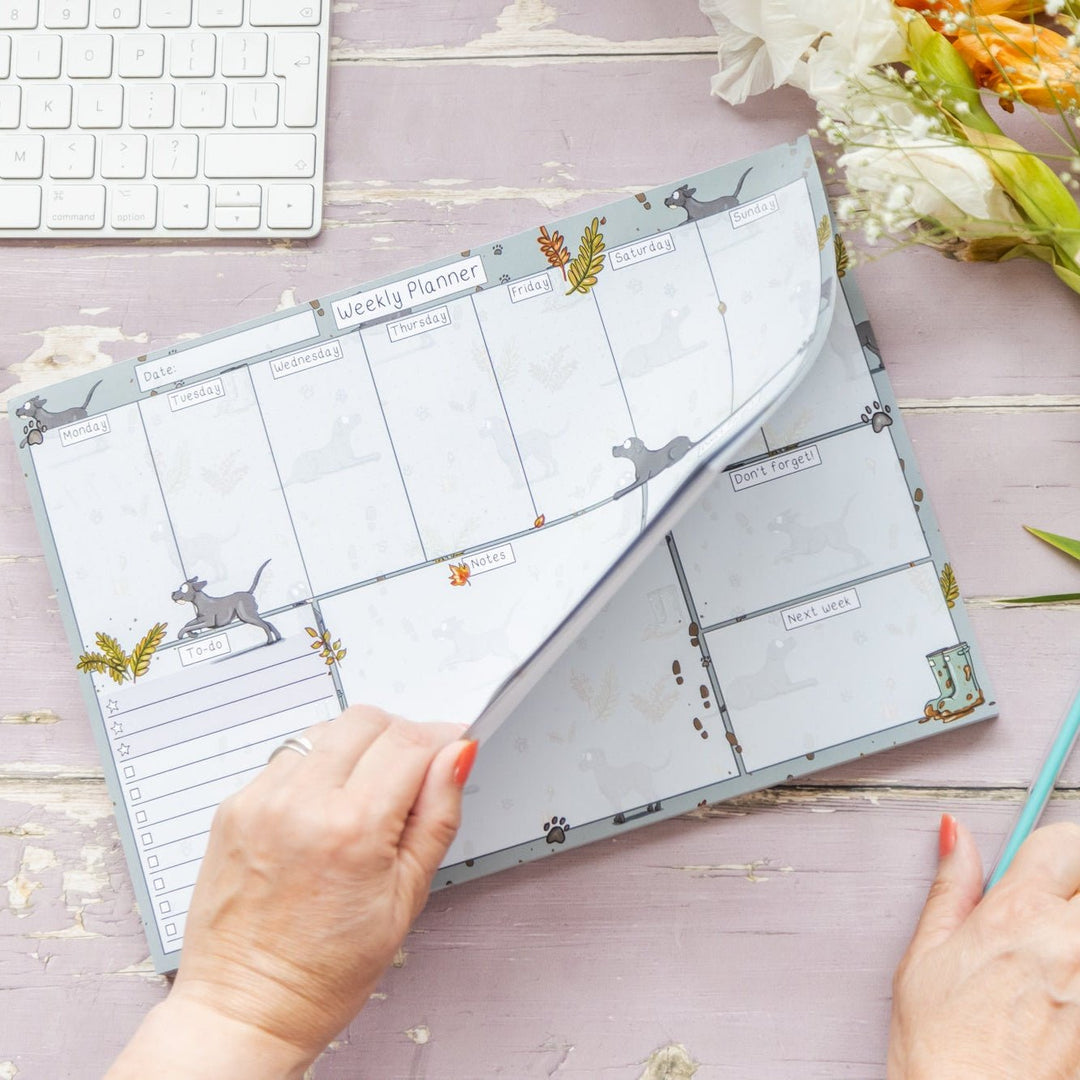 Emily Cole 'Labrador' Weekly Desk Planner - The Glamorous Grub