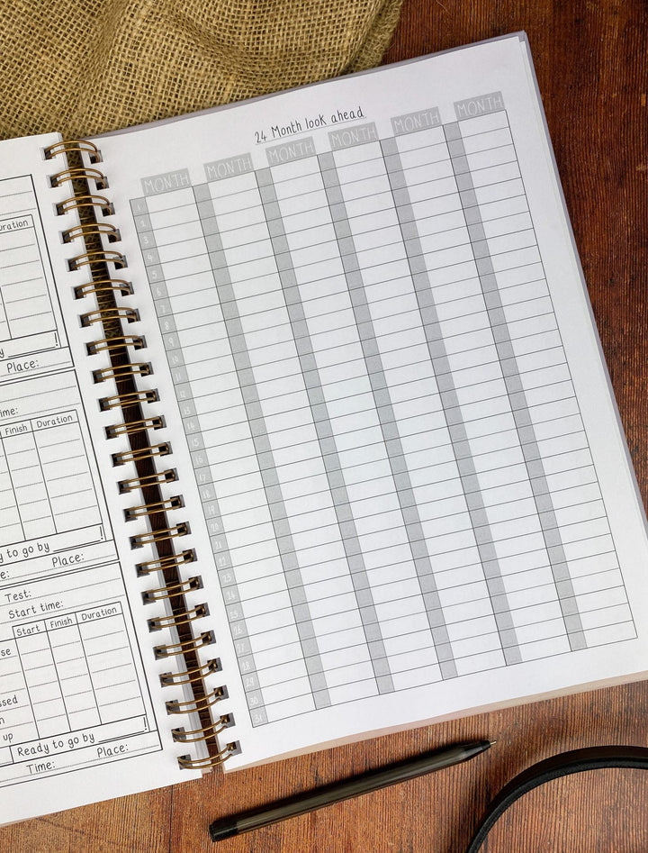 Emily Cole 'Show Planner' Hardback Notebook - The Glamorous Grub