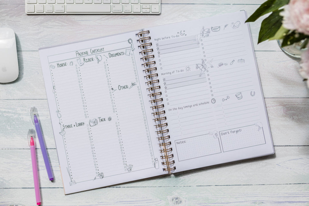 Emily Cole 'Show Planner' Hardback Notebook - The Glamorous Grub