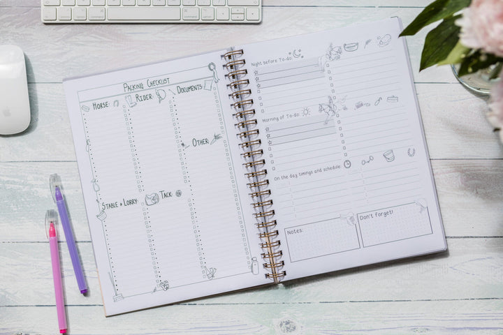 Emily Cole 'Show Planner' Hardback Notebook - The Glamorous Grub