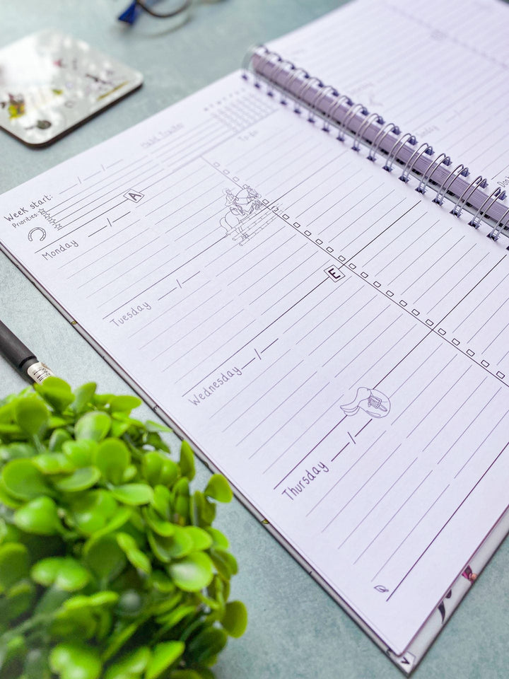 Emily Cole Weekly Planner Book - The Glamorous Grub