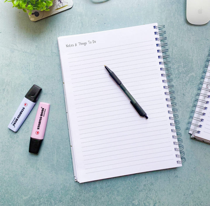 Emily Cole Weekly Planner Book - The Glamorous Grub