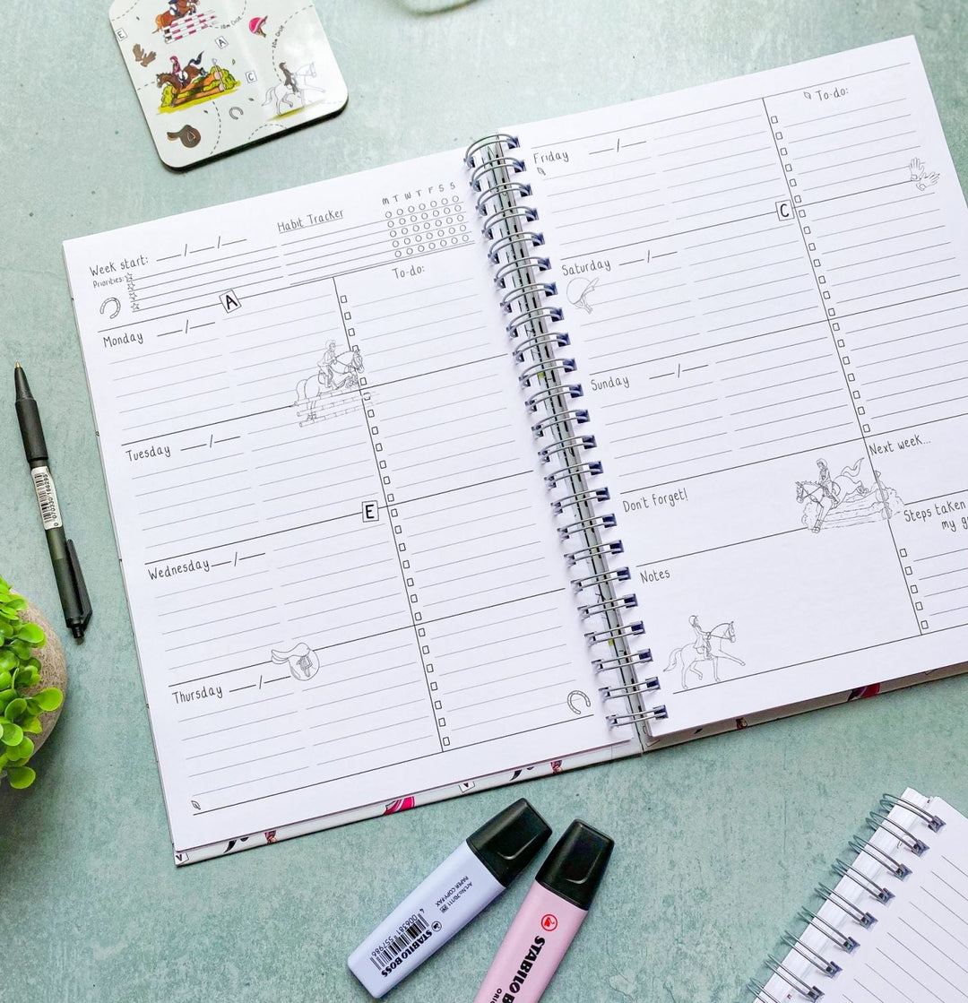 Emily Cole Weekly Planner Book - The Glamorous Grub
