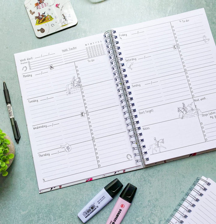 Emily Cole Weekly Planner Book - The Glamorous Grub