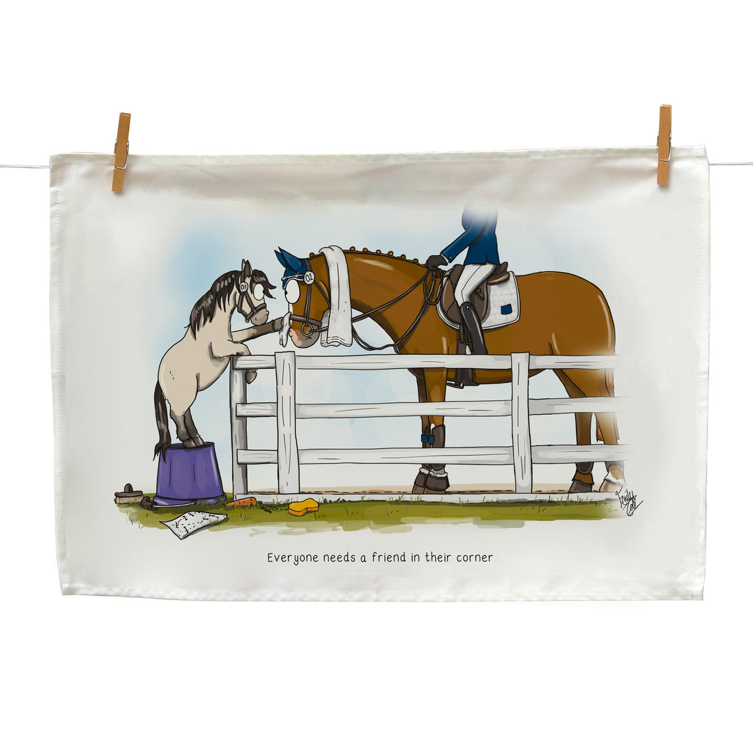 'Everyone Needs a Friend' Tea Towel - The Glamorous Grub