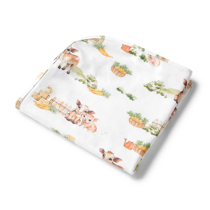 Farm Organic Jersey Wrap & Beanie Set - The Glamorous Grub