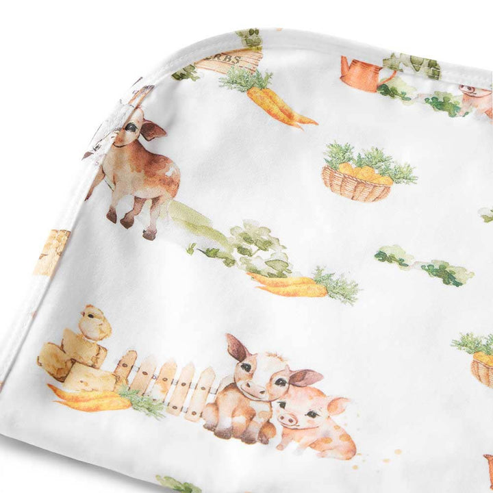 Farm Organic Jersey Wrap & Beanie Set - The Glamorous Grub